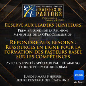 Répondre aux besoins : Ressources en ligne pour la formation des pasteurs basée sur les compétences